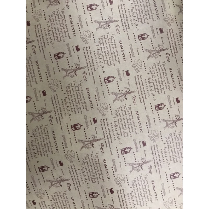 set 10 giấy bao tập kiêm giấy gói quà vintage