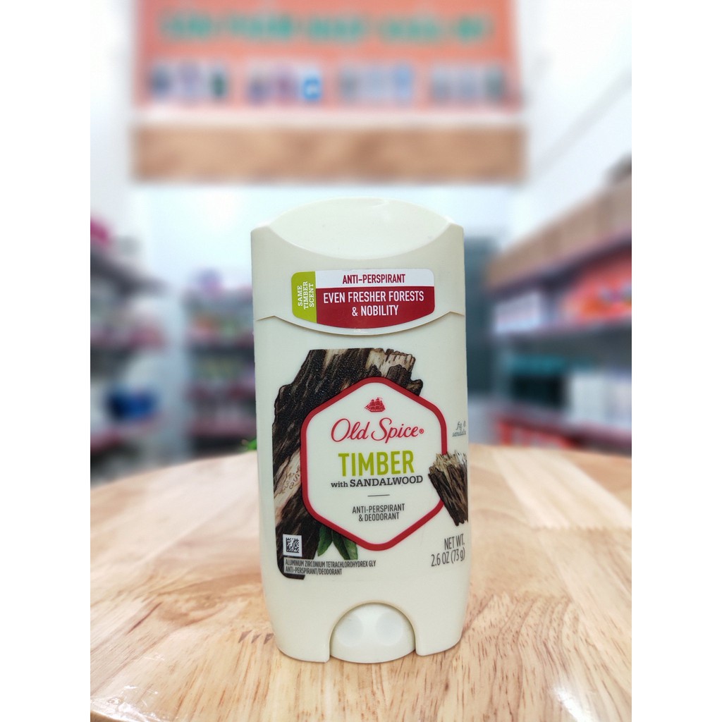 Sáp Khử Mùi Old Spice Timber 73g (Sỉ US)