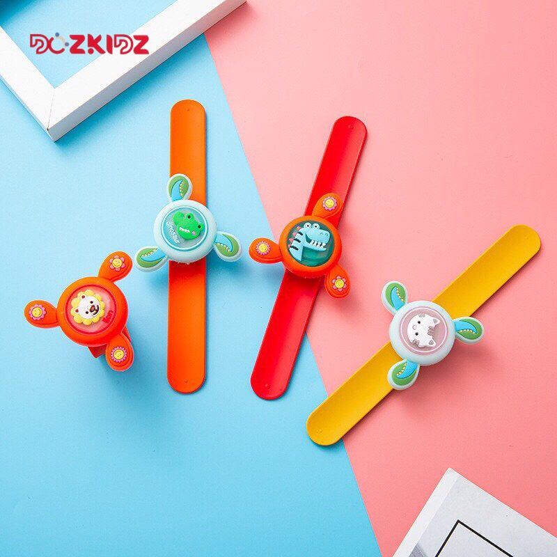 Đồ chơi trẻ em, Vòng tay chong chóng và đèn nháy, đồ chơi an toàn cho bé từ 1-3 tuổi - DOZKIDZ