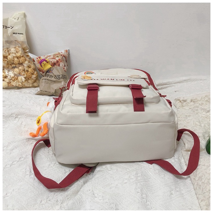 Balo đi học nam nữ cặp nam nữ thời trang đi học đi chơi đựng laptop 15.6 inch Ba lô unisex vải chống nước