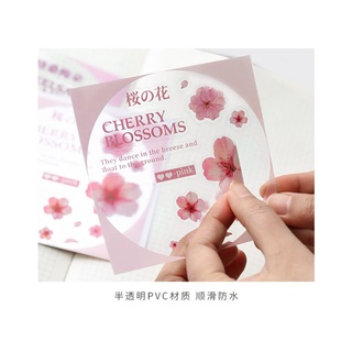 Sticker bông hoa và chữ
