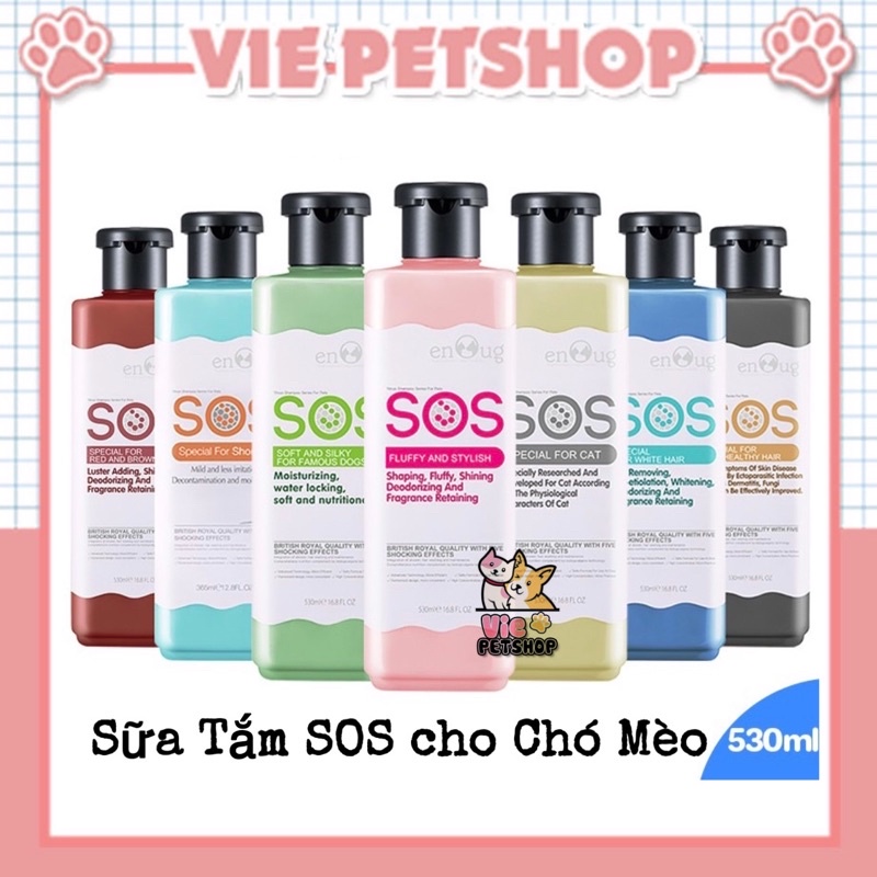 Sữa Tắm SOS cho Thú Cưng 530ML | Vie PETSHOP
