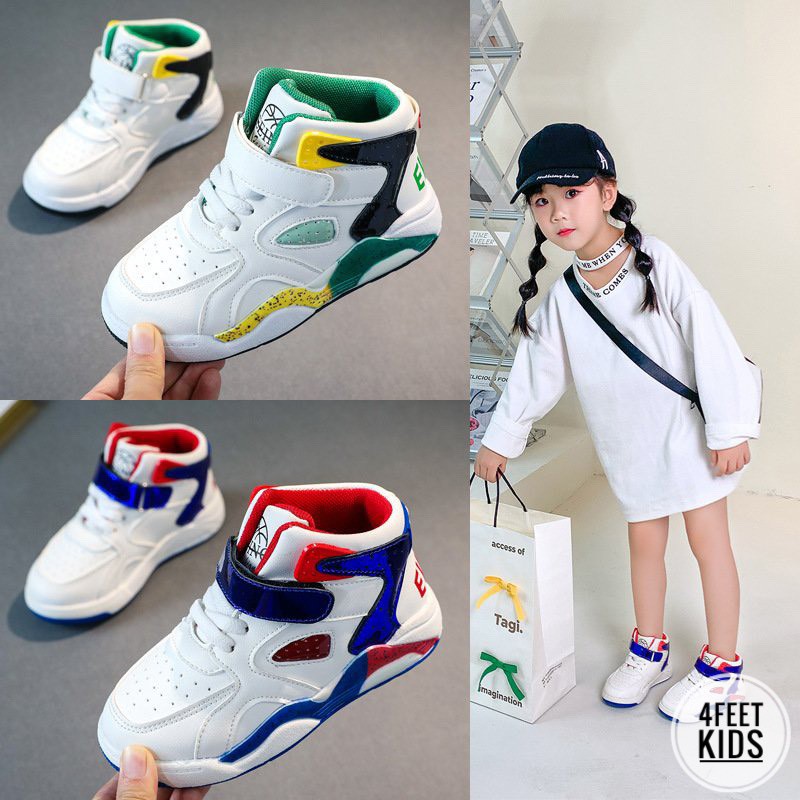 giày trẻ em sneaker J3 x Blue - Green cho bé trai bé gái từ 4-15 tuổi, BST đông xuân 2022 freestyle từ Hiraku Kaoru