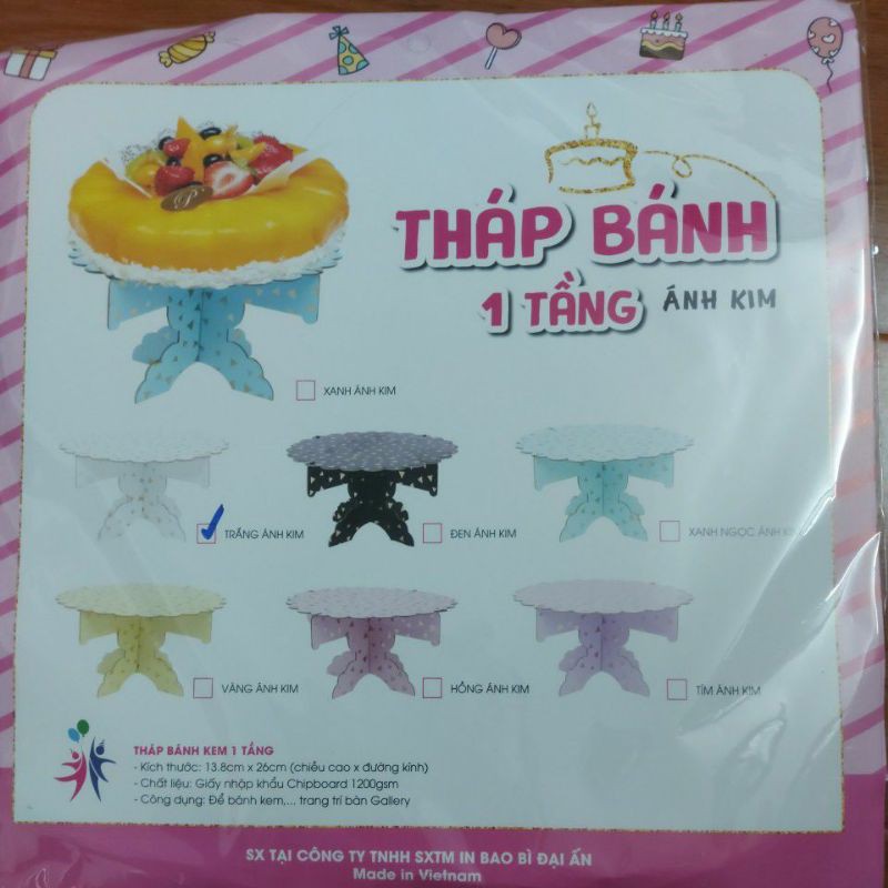 Kệ bánh 1 tầng để bánh sinh nhật