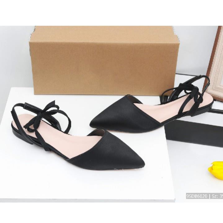 Sandal nữ quai thắt lơ, mũi quai chun - B2 | BigBuy360 - bigbuy360.vn