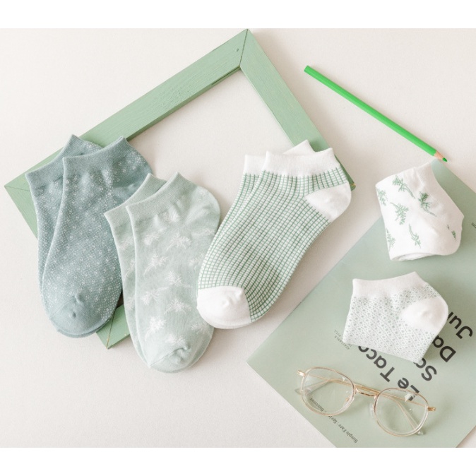 Vớ Cotton Mỏng Tàng Hình Kiểu Nhật Bản Thời Trang Mùa Hè Cho Nữ