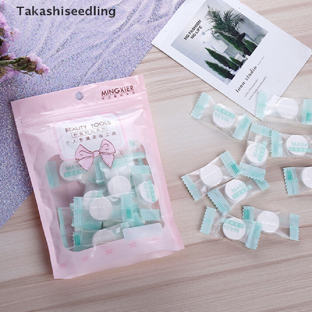 (Takashiseedling) Mặt Nạ Nén Vải Không Dệt Dưỡng Ẩm Tự Làm