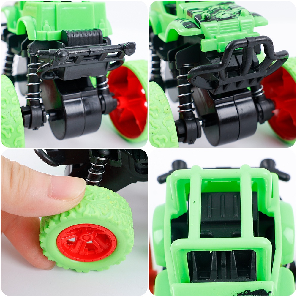 Mô Hình Xe Hơi Địa Hình Mini Xoay 360 Độ Chống Rơi Vỡ Đồ Chơi Cho Bé