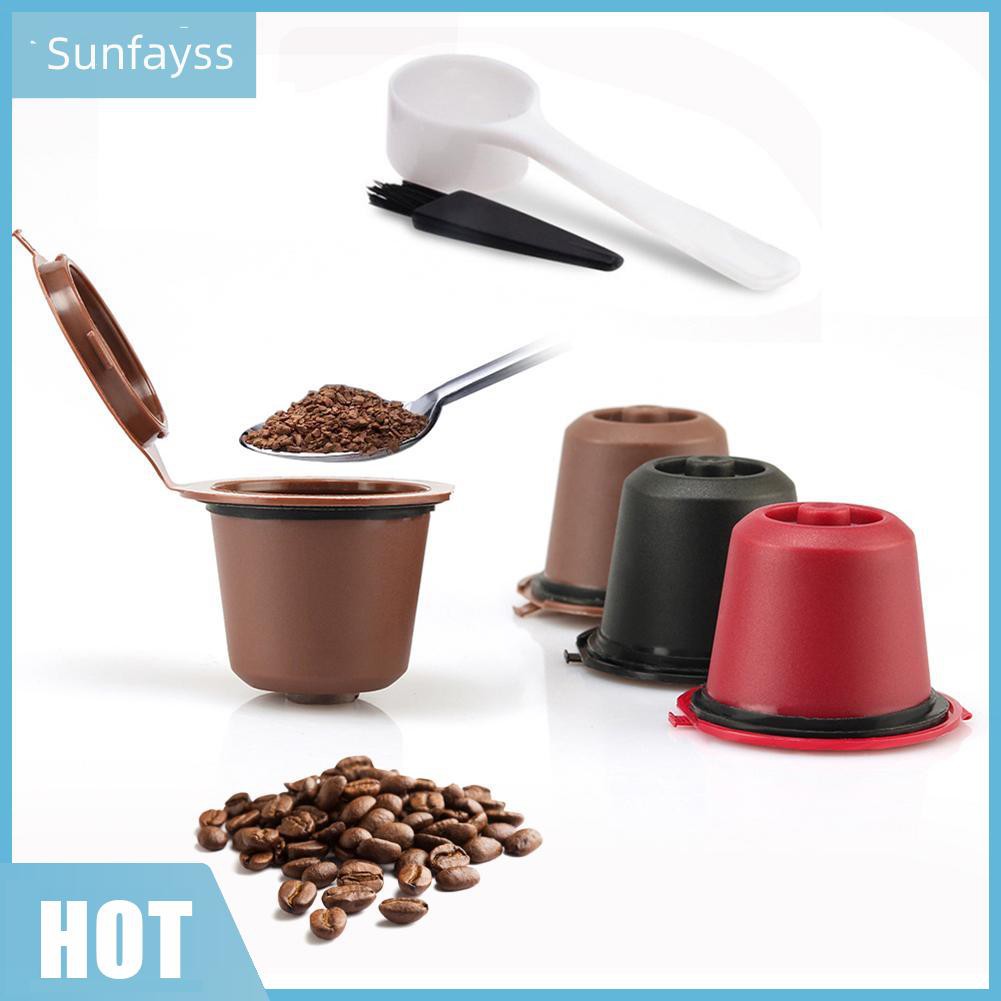 SF Set 3 Bộ Lọc Cà Phê Có Thể Tái Sử Dụng Dành Cho Máy Pha Tự Động Nespresso