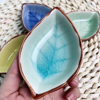 Set 4 đĩa gia vị hình lá