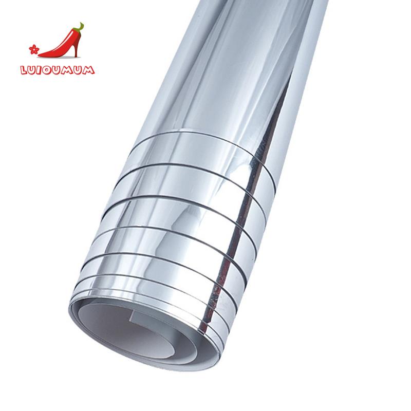 Miếng dán tường tráng gương chất lượng cao hình chữ nhật kích thước 50x50cm