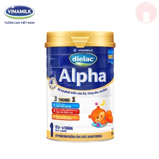 Sữa bột Vinamilk Dielac Alpha số 1 2 3 4 lon 900g