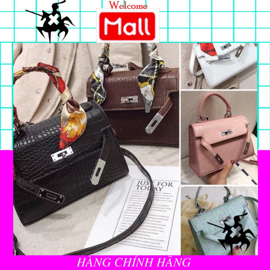 Túi xách nữ HM Kelly vân cá sấu cao cấp vỡ hộp hàng quảng châu giá rẻ TX11