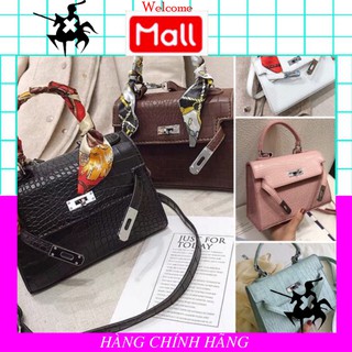 Túi xách nữ HM Kelly vân cá sấu cao cấp vỡ hộp hàng quảng châu giá rẻ TX11