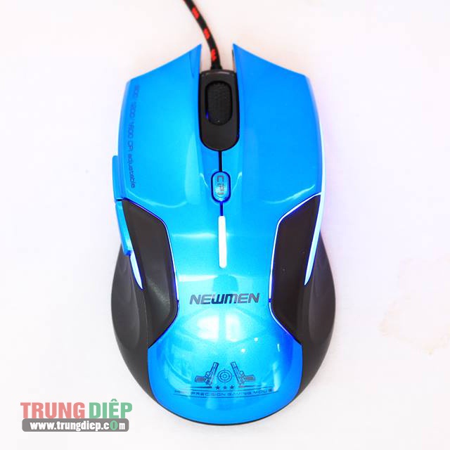 Chuột game NEWMEN G7 PLUS Blue USB dây dù [Chính hãng]
