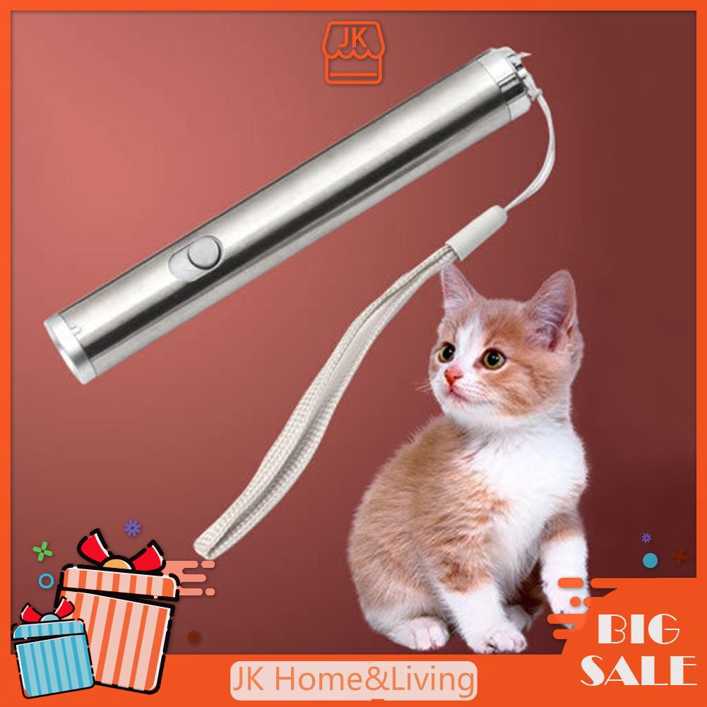 *Portable Pet Cat Interactive Laser Pointer Light Pen Playing Training Toys
