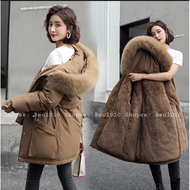 Áo PARKA Nữ Lót Lông Siêu Ấm Giá Rẻ[Beo1010]