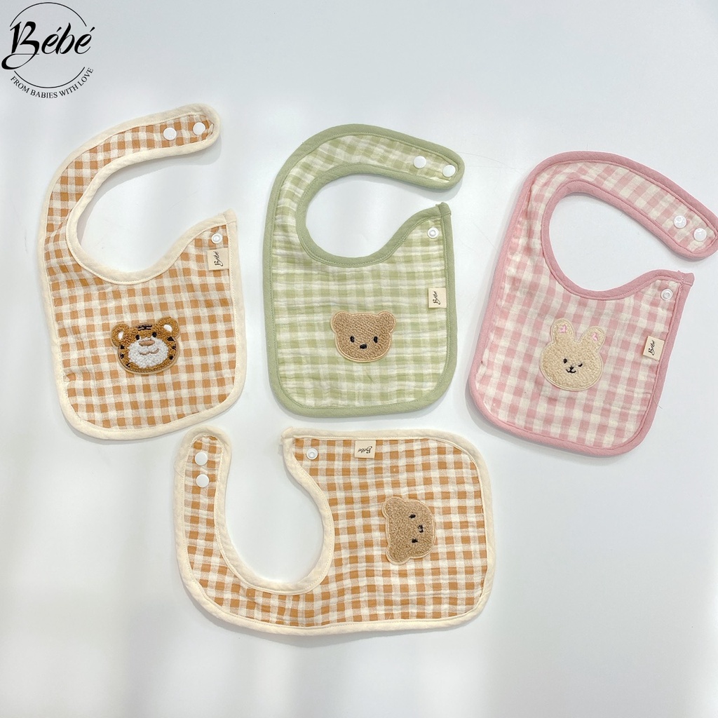 Yếm Xô Cho Bé/Yếm BéBé Vải Xô Muslin Mềm Mại