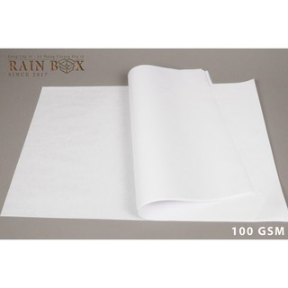 Giấy Kraft Trắng - gói hoa, quà, giấy dày 100gsm - Combo 10 tờ