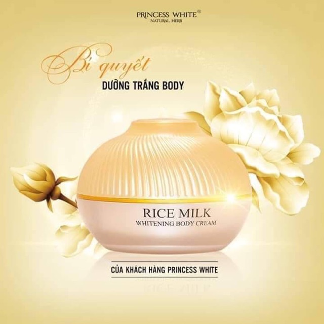 [DATE MỚI NHẤT]  SIÊU PHẨM BODY SỮA GẠO PRINCESS WHITE