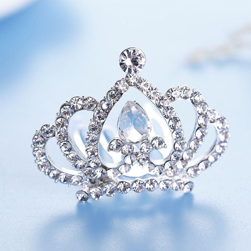 Lược Cài Tóc Mini Hình Vương Miện Dễ Thương Cho Bé Gái