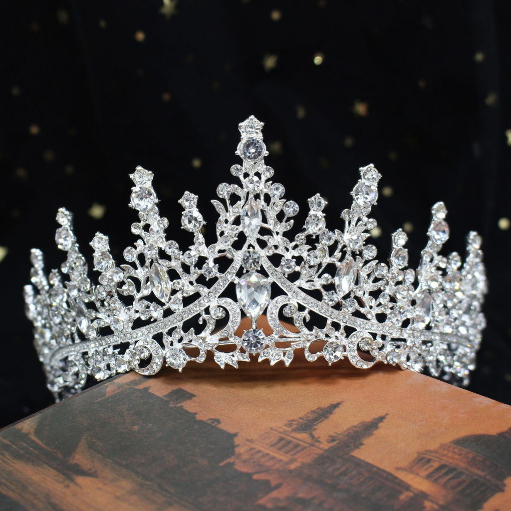 Vương miện size lớn siêu đẹp đính đá vm 139