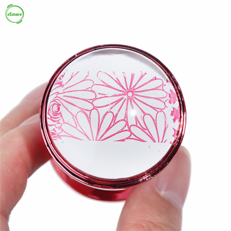 Con Dấu Dập In Móng Tay Đầu Bằng Silicon Trong Suốt