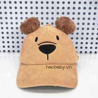 Mũ có vành che hình gấu Pooh