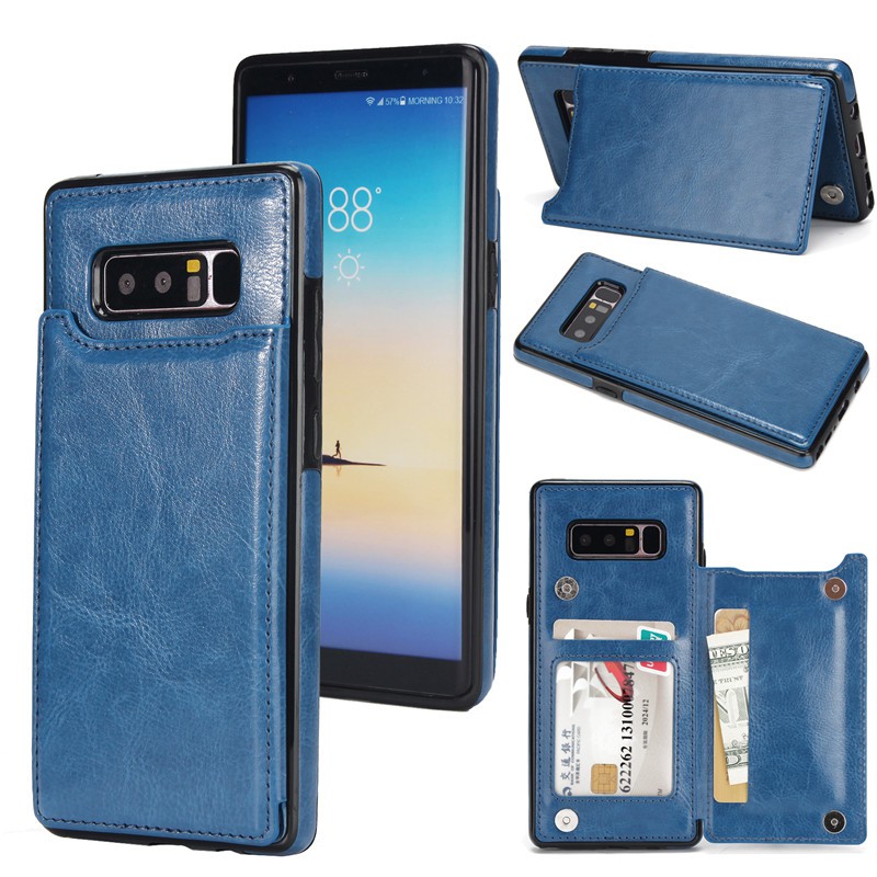 Crazy Horse Grain Leather Phone Case For Samsung S8 S8 Plus S9 S9 Plus S7 S7Edge | BigBuy360 - bigbuy360.vn