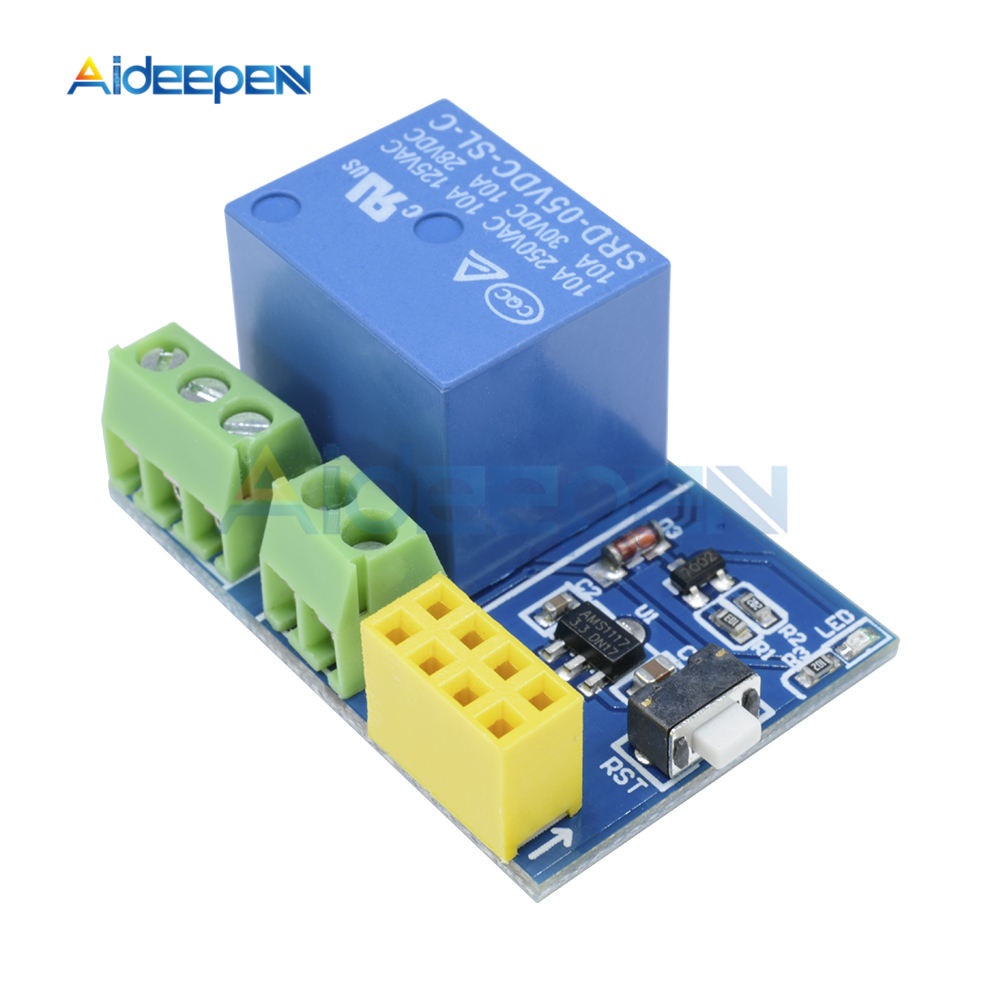 Mô Đun Rơ Le Không Dây Esp8266 5v 1ch Esp-01 / 01s Wifi Cho Arduino Mega2560 Nano Raspberry Pi Smart