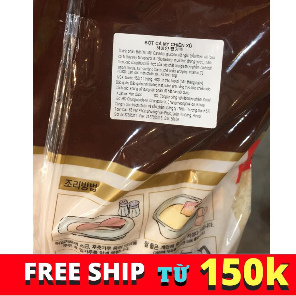 💥 ⚡ SẢN PHẨM CHÍNH HÃNG ( BỘT CHIÊN XÙ KAOLA HÀN QUỐC 1KG