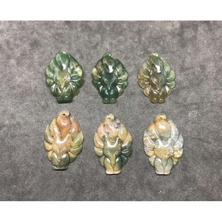 Hồ ly 9 đuôi thủy tảo Moss Agate 120k