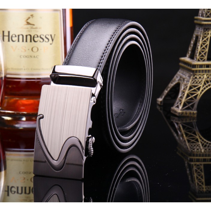 Dây nịt nam hình chữ S tặng 05 tất hình cờ các nước