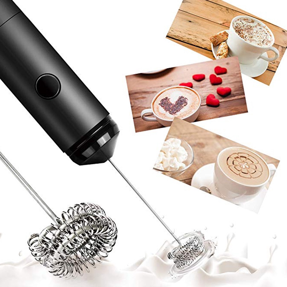 Máy đánh sữa tạo bọt cafe AHAHOME có giá đỡ bằng thép không gỉ đa năng dễ sử dụng MDS01