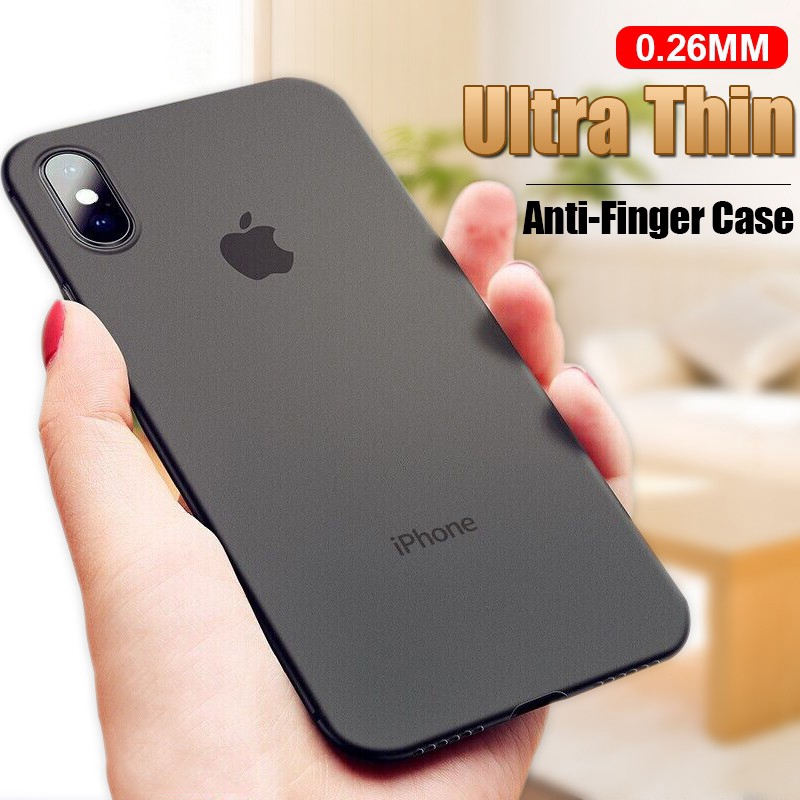 Ốp điện thoại màu nhám cho điện thoại iPhone 7 8 6 6s plus x xs xr max