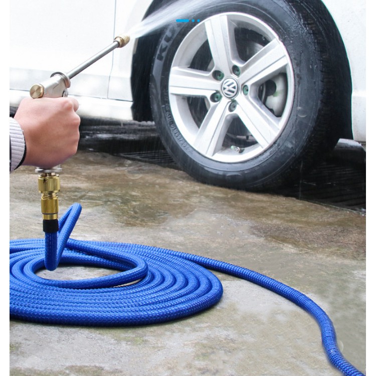 Bộ Vòi Rửa Xe Giãn Nở Tăng Áp Lực 15m Đồng Nguyên Chất, Hàng chất lượng