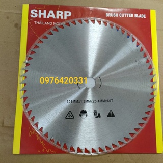 Lưỡi cắt cỏ tròn răng cưa sharp , lưỡi cắt lúa tròn 60 răng