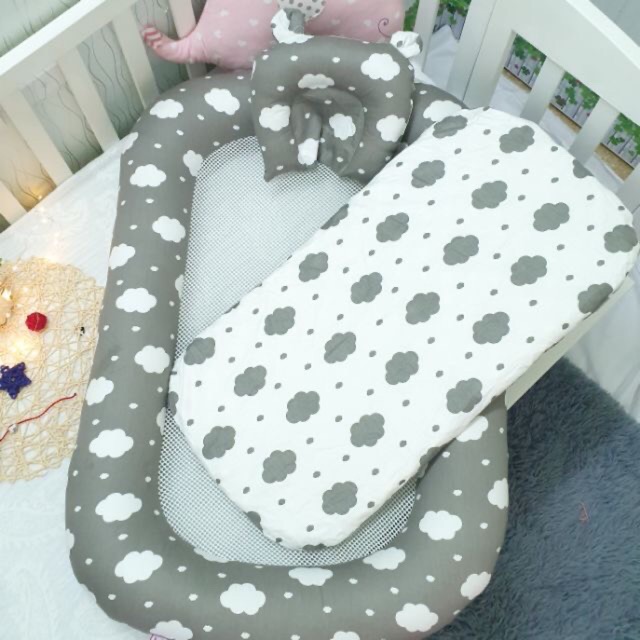 NỆM NẰM THÔNG MINH CHO BÉ ( NÔI LƯỚI 4 MÙA)