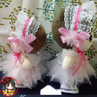 Outfit doll 17cm và 20cm - váy ren voan