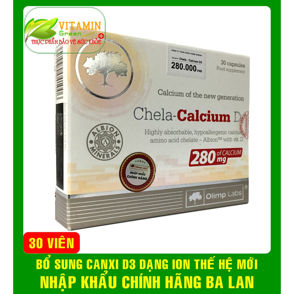 CHELA-CALCIUM D3 BỔ SUNG CANXI VÀ VITAMIN D3 CHO PHỤ NỮ MANG THAI, SAU SINH | NHẬP KHẨU CHÍNH HÃNG BA LAN