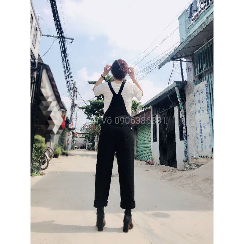 Yếm Kaki nữ cao cấp from dáng rộng (video hình thật) | BigBuy360 - bigbuy360.vn