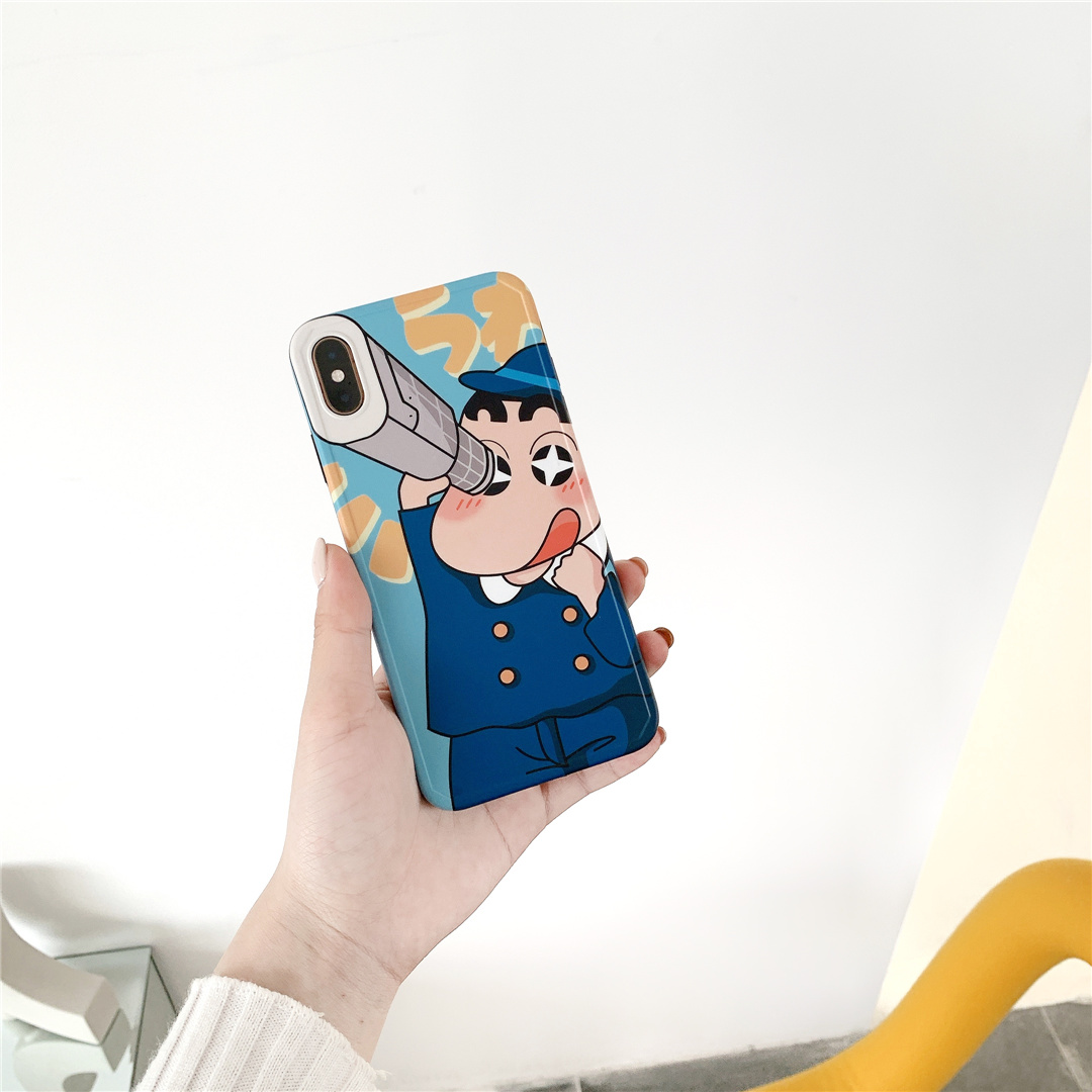 Ốp lưng điện thoại nhựa mềm hình Crayon Shin-chan cho iPhone12 mini 11 PRO MAX 7/8plus SE2020 X/XS XR XSMAX | BigBuy360 - bigbuy360.vn