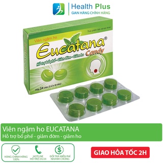 Viên ngậm ho thảo dược Eucatana hỗ trợ giảm đau rát họng
