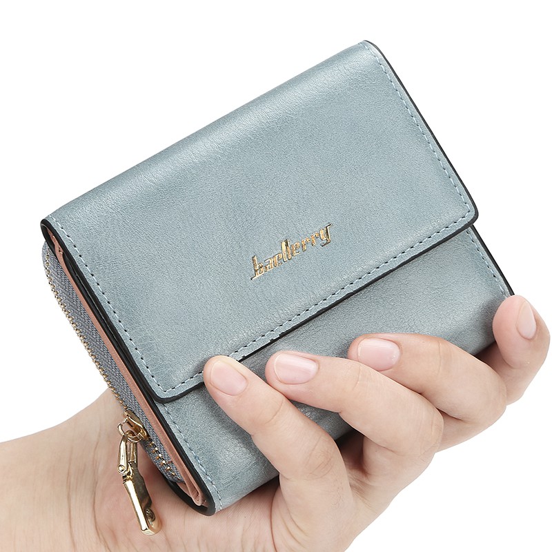 Baellerry N1668 New Trifold Short Women's Wallet Creative Coins Purse Handbag Multi Credit Card Holders