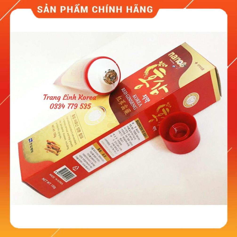 Kem Đánh Răng Nhân Sâm Nano Chính Hãng Hàn Quốc