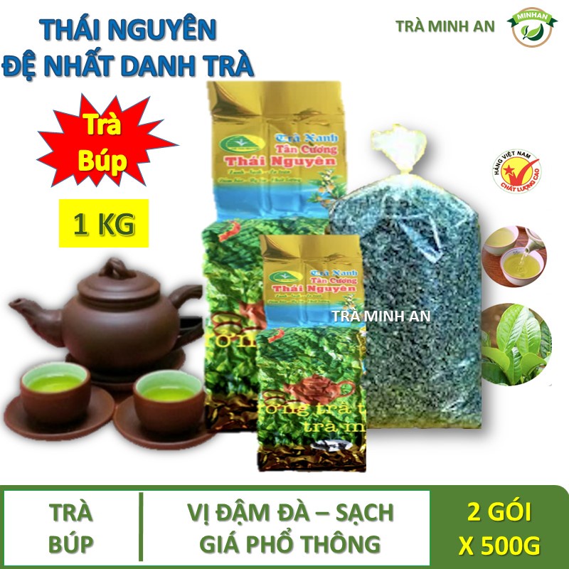 Trà bắc thái nguyên 1kg - dòng chè búp vị đậm đà giá phải chăng - TRA MINH AN