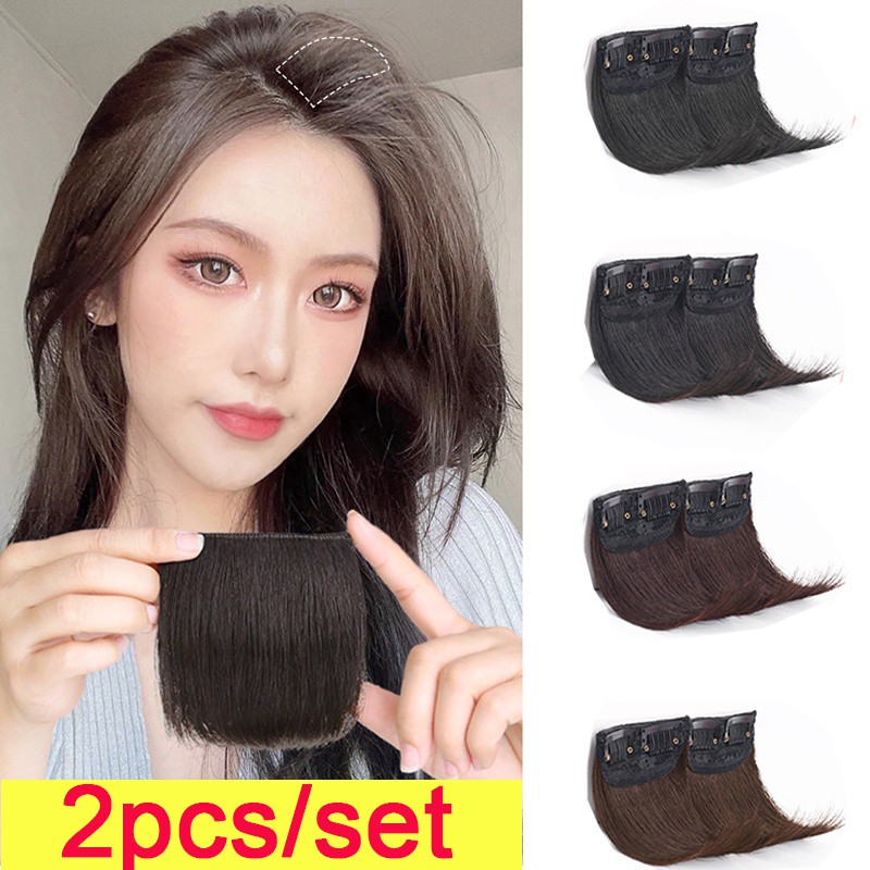 Miếng Đệm Tóc Giả Hai Mảnh Tàng Hình Và Liền Mạch Thay Thế Thời Trang Cho Nữ