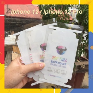 Miếng dán PPF Full Viền Ánh 7 Màu Cho Mặt Lưng Iphone 12/ 12 pro/ 12 mini/ 12 pro max