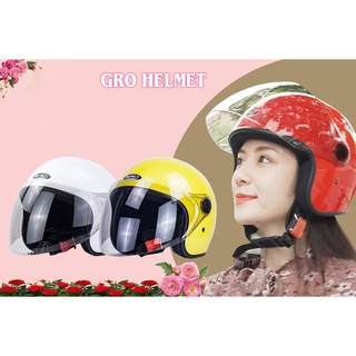 Mũ bảo hiểm GRO 3/4 chính hãng cao cấp