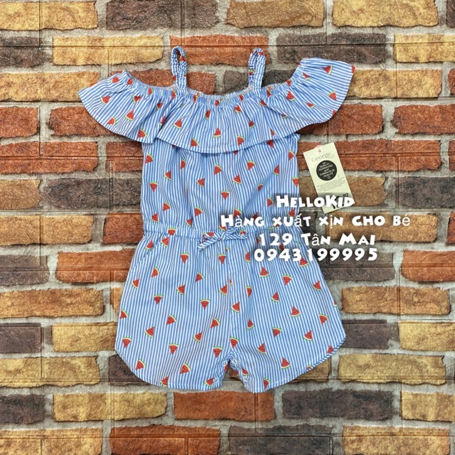 Jumsuit kẻ dưa hấu